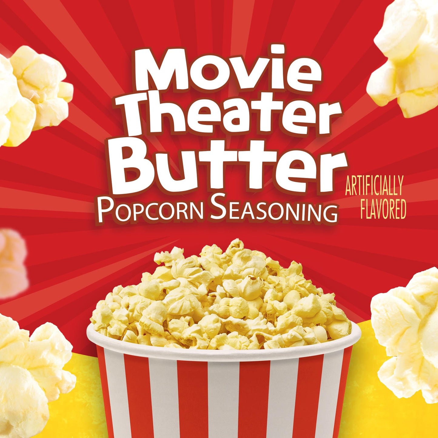 Orville Redenbachers Popcorn Seasoning, Movie Theater Butter Flavor, 2.4 oz. (Pack of 2)
