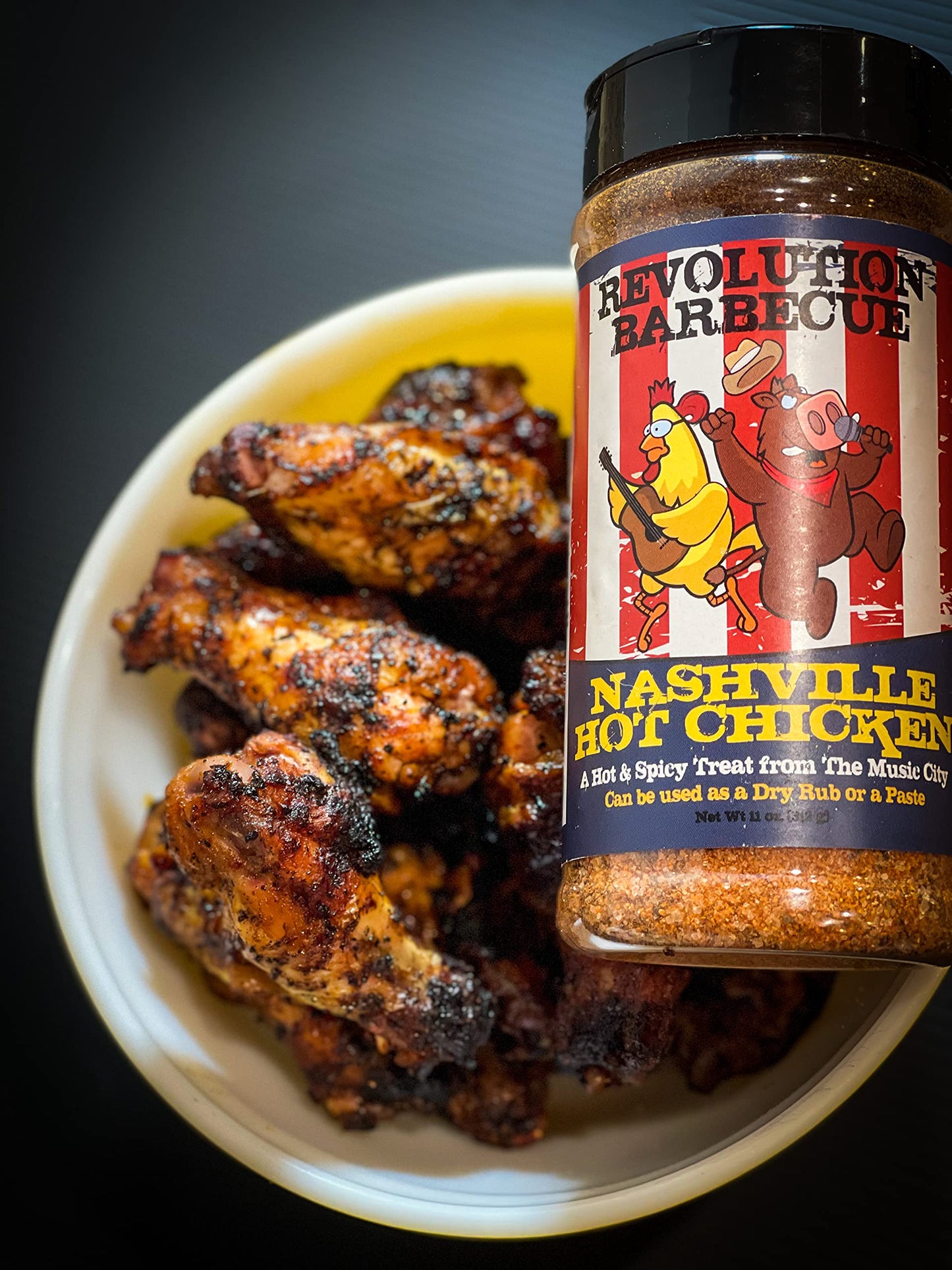 Nashville Hot Chicken - Hot And Spicy Rub From The Music City - 100% Natural Gluten Free Gmo Free