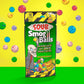Toxic Waste - Sour Smog Balls - Crunchy & Chewy Sour Balls - Lime, Cherry, Strawberry, Lemon, Blue Raspberry, & Grape Flavors -