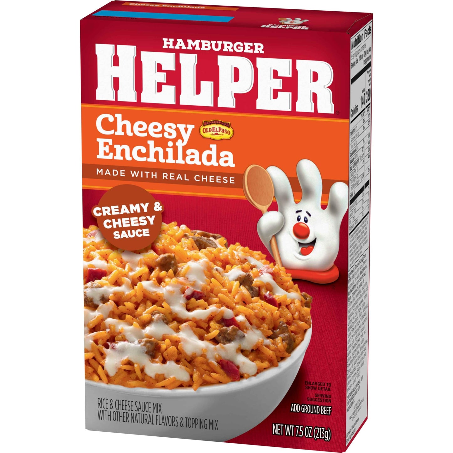 Hamburger Helper Cheesy Enchilada, 7.5 Ounces, 12 Per Case