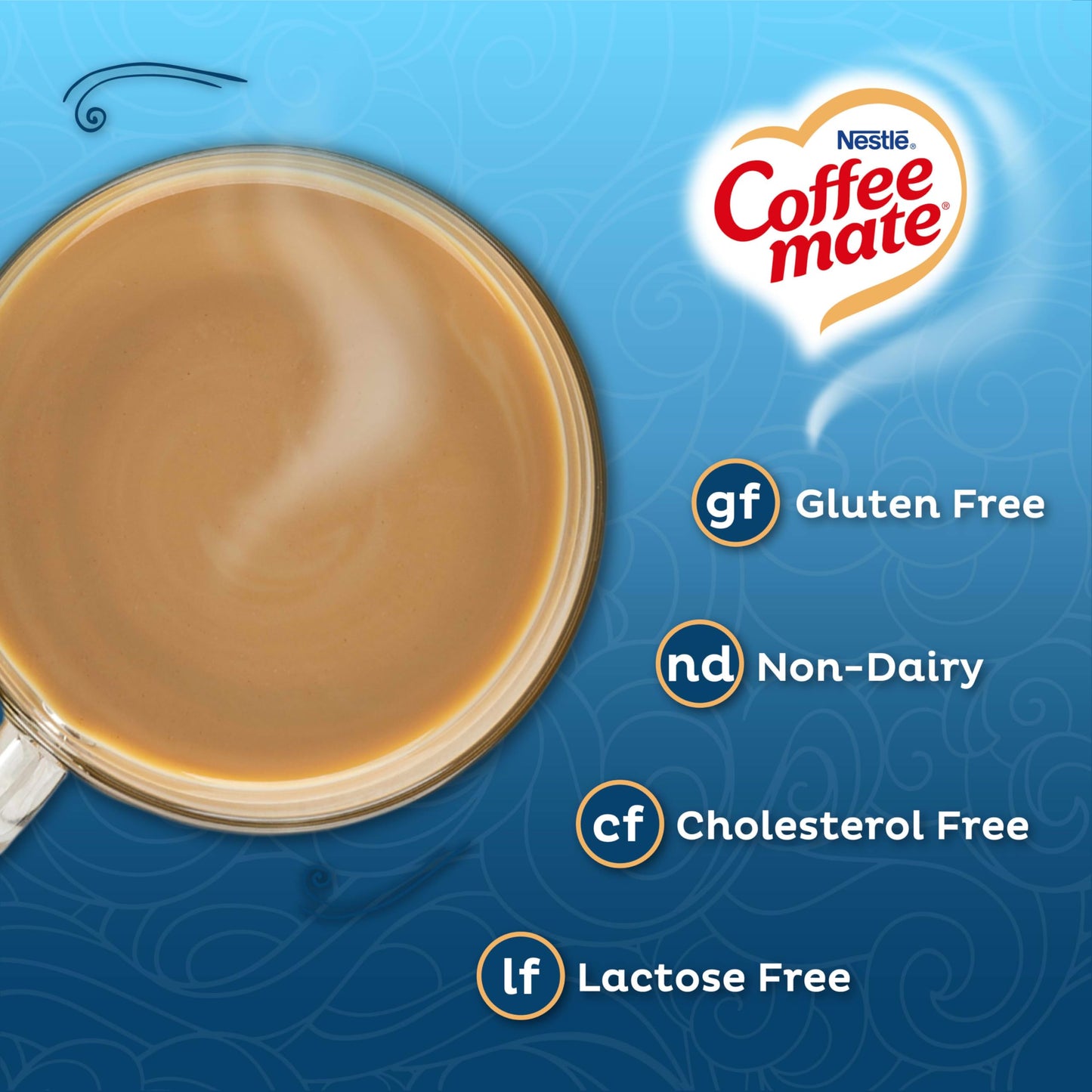 Nestle Coffee Mate Flavored Creamer 4 Pack Variety Pack (15 Oz Bottles) - Chocolate Crème, French Vanilla, Hazelnut, Caramel Latte