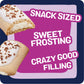 Pop-Tarts Bites Baked Pastry Bites, Kids Snacks, School Lunch, Frosted Cinnamon Roll (5 Boxes, 25 Pouches)