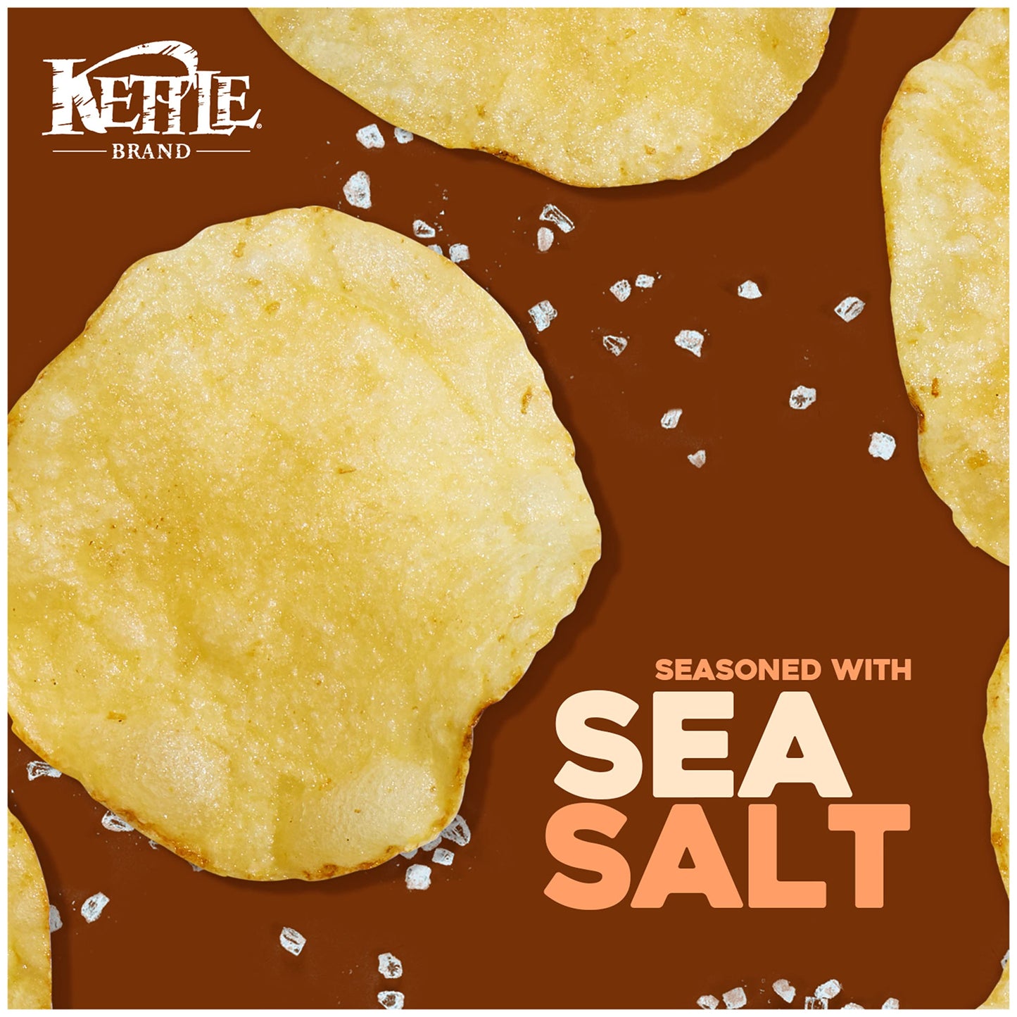 Kettle Brand Potato Chips, Sea Salt Kettle Chips, 5 Oz