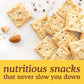 Simple Mills Almond Flour Crackers Black Cracked Pepper Gluten Flax Seed 4.25 Oz Pack Of 6