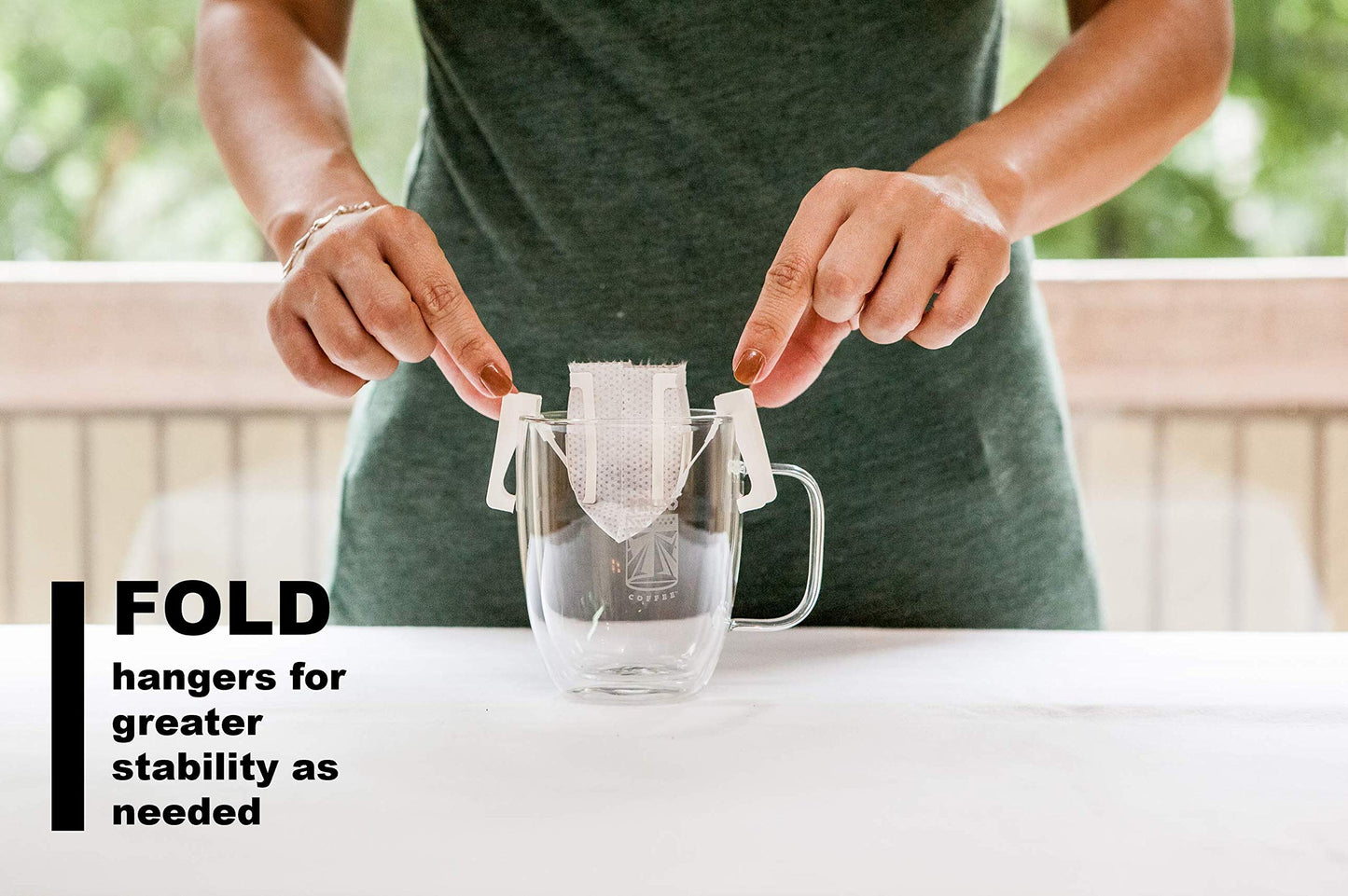 Tribo Coffee Single-Serve Portable Pour Over Drip Coffee - Campfire Blend - 10 Servings (Medium-Dark Roast)