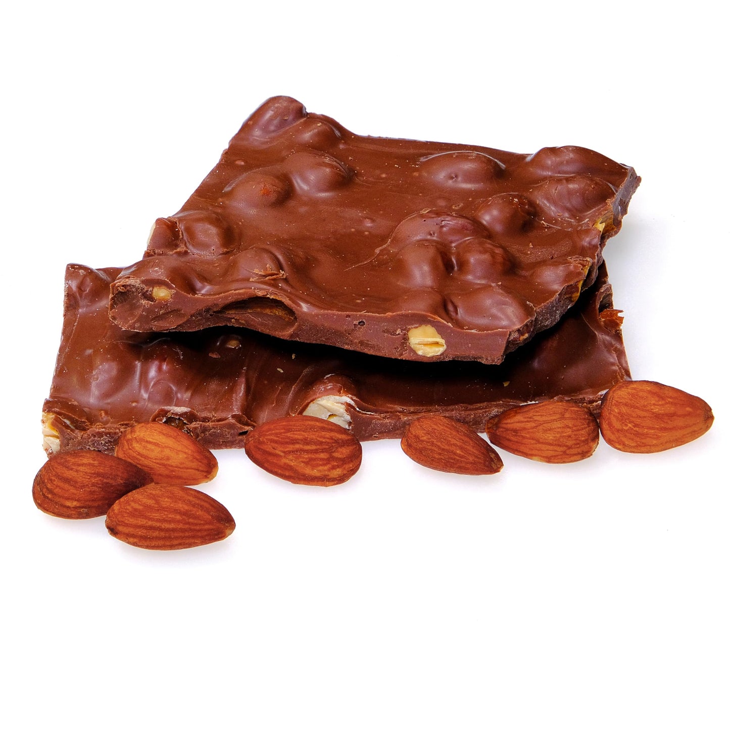 Candykorner Multipack (Milk, Dark, White) Almond Bark - 1 Pound - Gourmet Handmade Chocolate With Roasted Almonds - 16 Ounces By