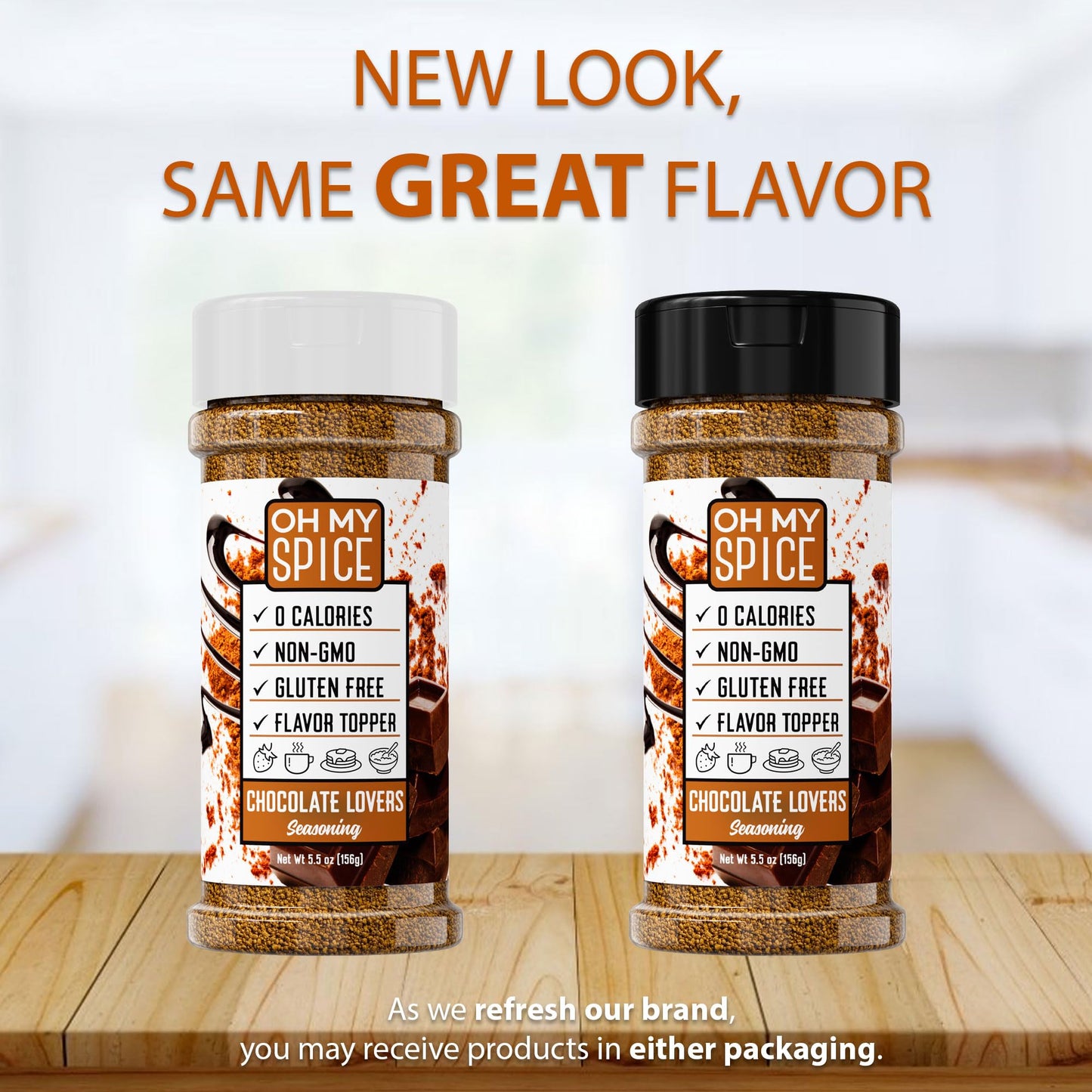 Chocolate Powder Ice Cream Topping - Gluten Free Cocoa Powder for Coffee, Pudding, Fruit, Dessert & Pancake Mix - Low Carb, Calo