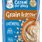 Gerber Cereal For Baby 1St Foods Grain & Grow Oatmeal Cereal, Made With Whole Grains & Essential Nutrients, Non-Gmo, For Support
