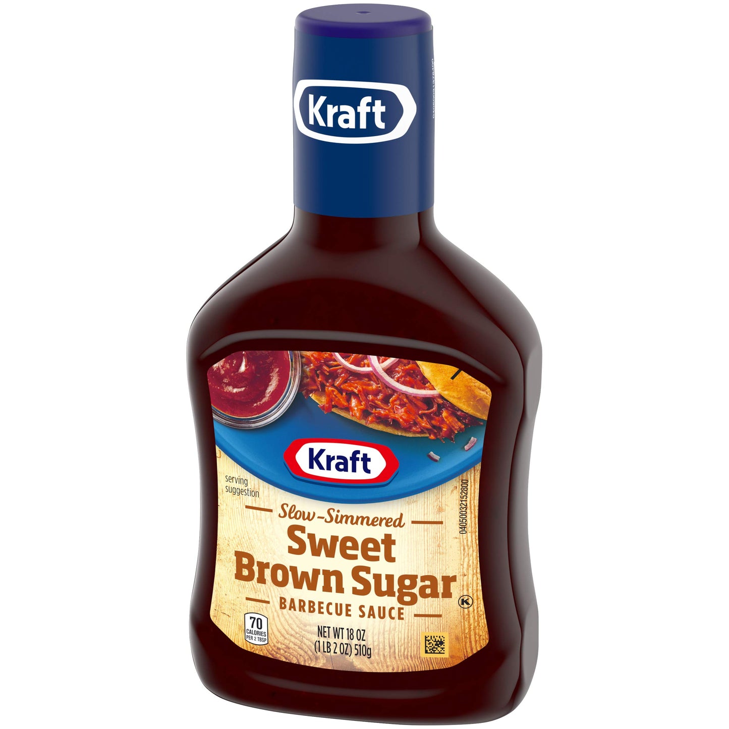 Kraft Sweet Brown Sugar Slow-Simmered Bbq Barbecue Sauce (12 Ct Pack, 18 Oz Bottles)