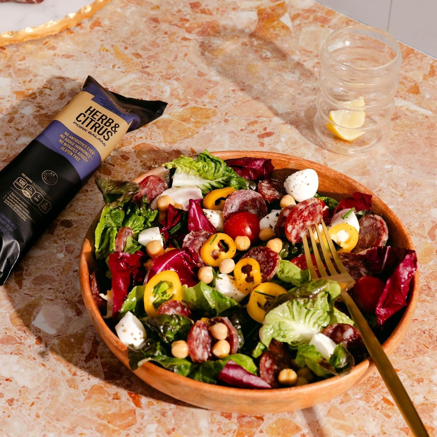 Meat Crafters Herb & Citrus Dry Cured Meat, No Added Nitrites or Nitrates,    Free, 5oz (2-Pack)