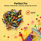 Fusion Sweets Assorted Toffee Candy - 1 Pound Bulk Chews, 75 Pieces, Five Flavors: Vanilla, Chocolate, Coffee, spirit-inspired flavor, Mint, 6.02 x 2