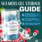 TrueSeaMoss Sea Moss Gel - Made in USA - Wildcrafted Seamoss, Fruits & Jarred Vegetables - Blue Spirulina, Pack of 2 (Labels may