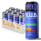 E.U.B. Mango Passionfruit Sparkling Functional Beverage  12oz Can  50mg Caffeine  25 Calories  with Nootropics & Adaptogens for Mood & Energy Support