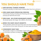 Lavendium Turmeric Powder, 100% Natural & Pure, Ground, 20oz (1.25 lbs), Vegan, No Additives, Gluten-Free