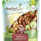 Food To Live - Dry Roasted Brazil Nuts With Himalayan Salt, 4 Pounds – Oven Roasted, Lightly Salted, No Oil Added, Whole. Vegan, Kosher, Bulk.