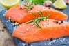 Fresh Atlantic Salmon Fillets, Best Premium Quality in the US, Center Cut, Perfectly Trimmed, 22 x 6 Oz. (8.25 Lb.) - Kosher, Re