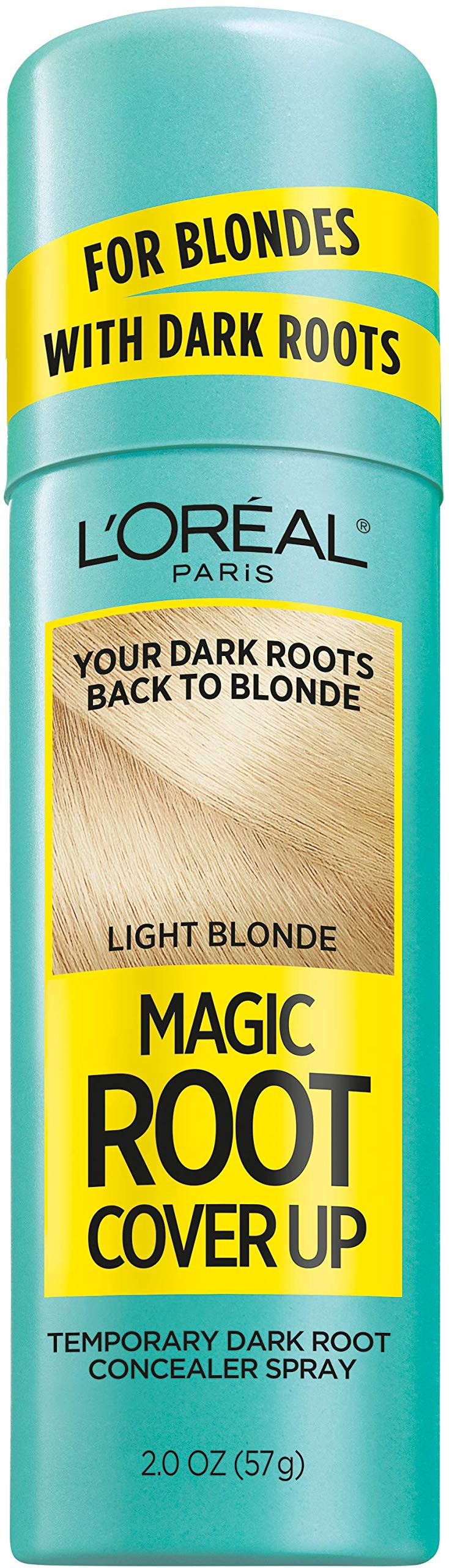 LOreal Paris Magic Root cover Up Hair color Magic Root cover Up concealer Spray For Blondes with Dark Roots, Ammonia and Peroxid