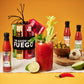The Good Hurt Fuego, Hot Sauce Sampler Gift Set, Includes 7 Bottles In Exotic Flavors, Hot Sauce Variety Pack With Habanero, Ghost Pepper, Smoky Spirit-Inspired Flavor, Great For Men, Holiday Or Christmas Gift Idea