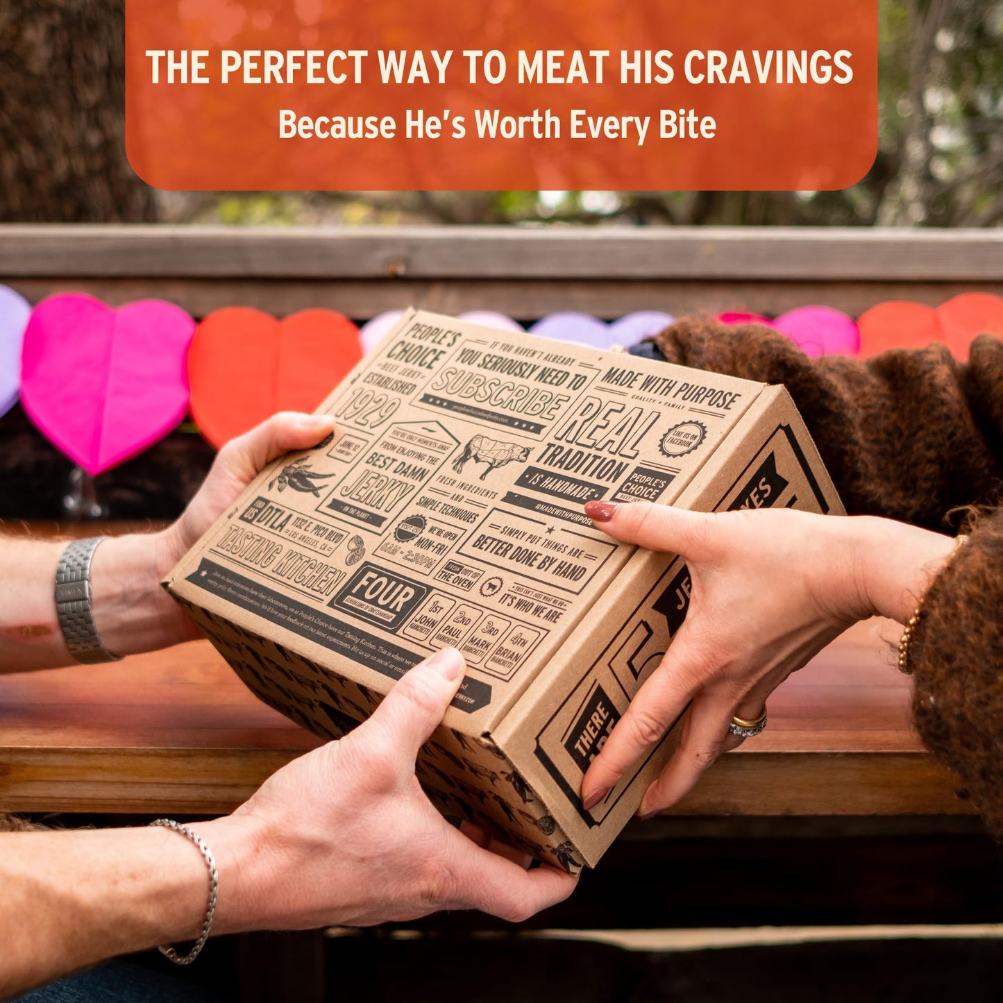 People'S Choice Beef Jerky - Jerky Box - Seasoned Greetings - Gifts For Dad - Christmas Gifts For Men - Beef Jerky Gifts For Men