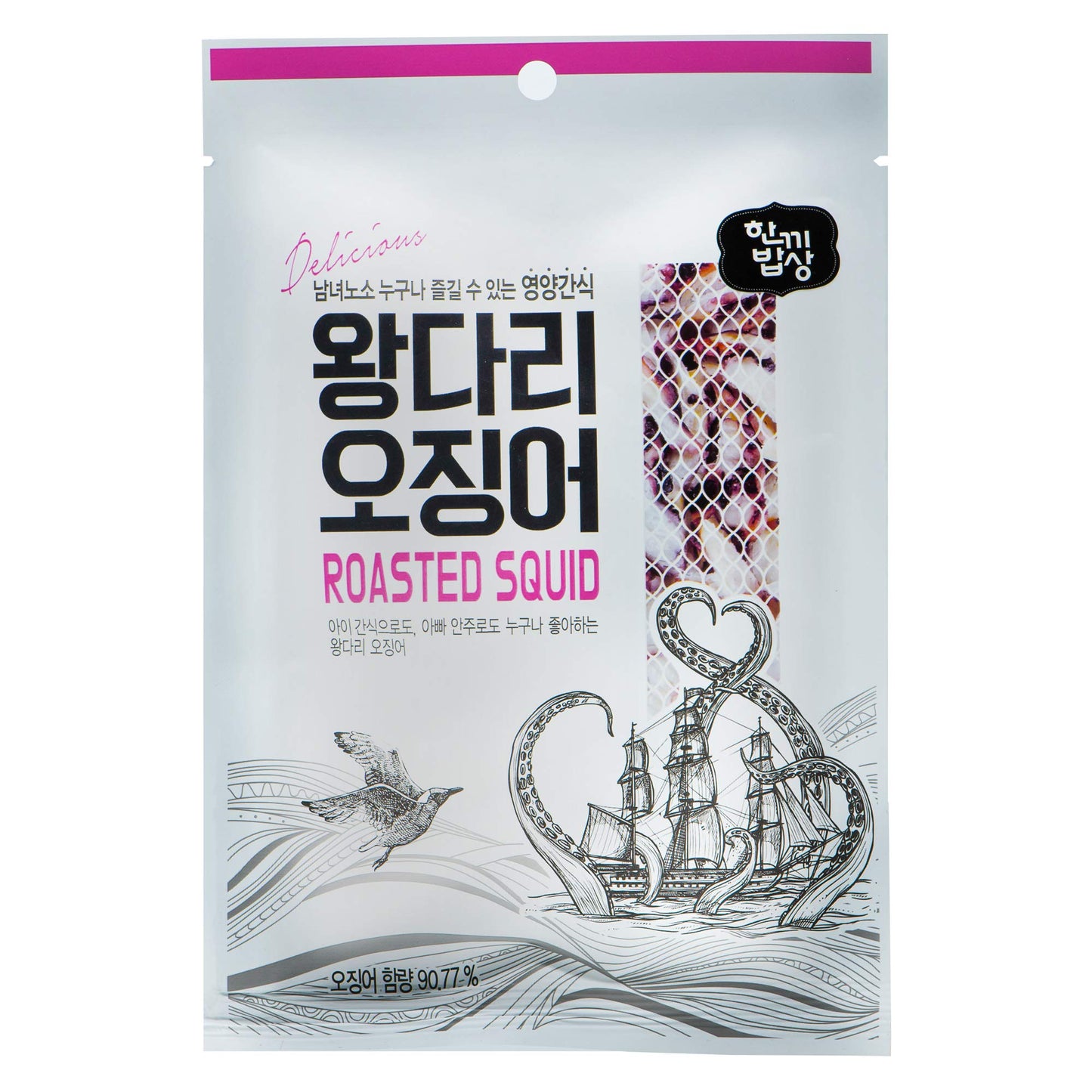 Roasted Squid Legs [ Korean Snacks ] Korean Squid Snack, Real Seafood Taste, Ready To Eat Healthy Asian Snackfood [ Jrnd Foods ]