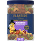 PLANTERS Deluxe Salted Mixed Nuts, Roasted Cashews, Almonds, Pecans, Pistachios, 34oz Container, Plant-Based Protein Snack