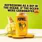 Popwell Prebiotic Soda, Tropical Mango Flavor, 6g Fiber, 1g Sugar, 12 Fl Oz Cans, Pack of 12