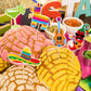 QZYL 24 PCS Cinco De Mayo Decorations, Fiesta Cake Toppers, Paperboard, Multi-Style, LK-MAY-caketopper-24, Flesta