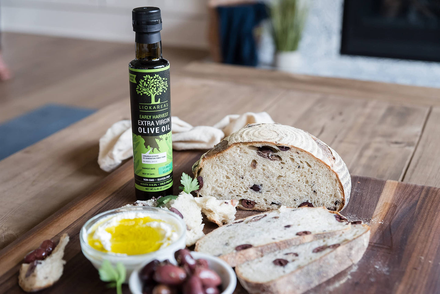 Early Harvest Extra Virgin Olive Oil - Greek - Organic - Ou Kosher Certified - Nongmo - Gluten Free - Paleo - Keto - Cold Presse