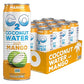 C2O - Coconut Water With Mango (12 Pack) - Made With Fresh Coconut Water - Plant Based - Non Gmo - Canned Water - Natural Hydrat