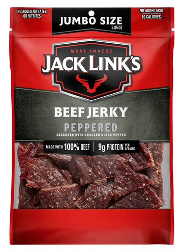 Jack Links Beef Jerky, Peppered, 5.85oz, Original, 5.8 Ounce (Pack of 1)