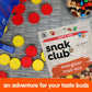 Snak Club Energizer Trail Mix with Roasted Salted Peanuts, Raisins, M&MS Chocolate Candies, Roasted Almonds, Gluten-Free and Kos
