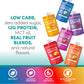 Designer Wellness Protein Smoothie, Real Fruit, 12g Protein, Low Carb, Zero Added Sugar, Gluten-Free, Non-GMO, No Artificial Col
