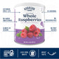 Augason Farms Freeze Dried Whole Raspberries #10 Can, 8 Oz