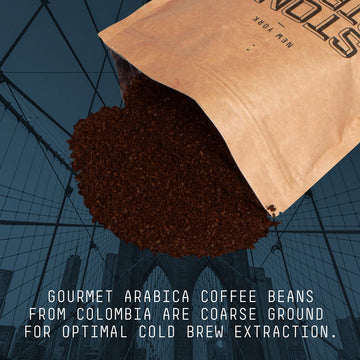 Stone Street Cold Brew Coffee, Low Acid, 100% Arabica, Dark Roast, Coarse Ground, 32 Ounce