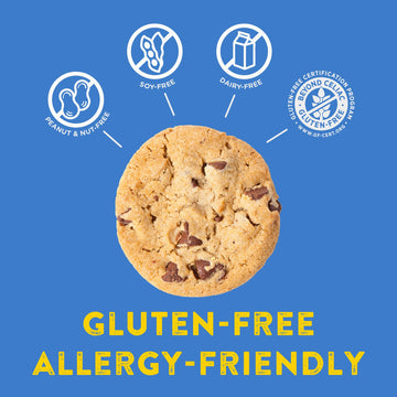 Kinnikinnick - Montanas Chocolate Chip Cookies - Gluten Free And Allergy Friendly, Vegan Cookies - 8 Oz. Box