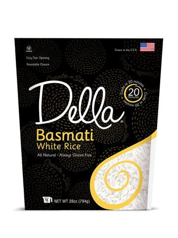 Della Rice Basmati White Rice, 28 oz (Pack of 1)