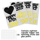 18Pcs Black Gold Glitter Dessert Cupcake Pick For Straight Outta 2007 Cheer To 17 Years Old Theme Decor Supplies Happy 17Th Birt