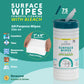 Juniper Clean 1 Pack Surface Cleaning Wipes With Bleach, All-Purpose Cleaner For Bathroom, Kitchen, Office, 75 Count Canister, F