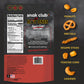 Snak Club Tangy Chili Snack Mix, Mild Spicy Snacks, 4.5 oz Resealable Bag (6 Count)