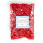 The Hampton Popcorn Company Cinnamon Discs Hard Candy - 2lb Bulk Bag - Red - Individually Wrapped Old Fashioned Candies
