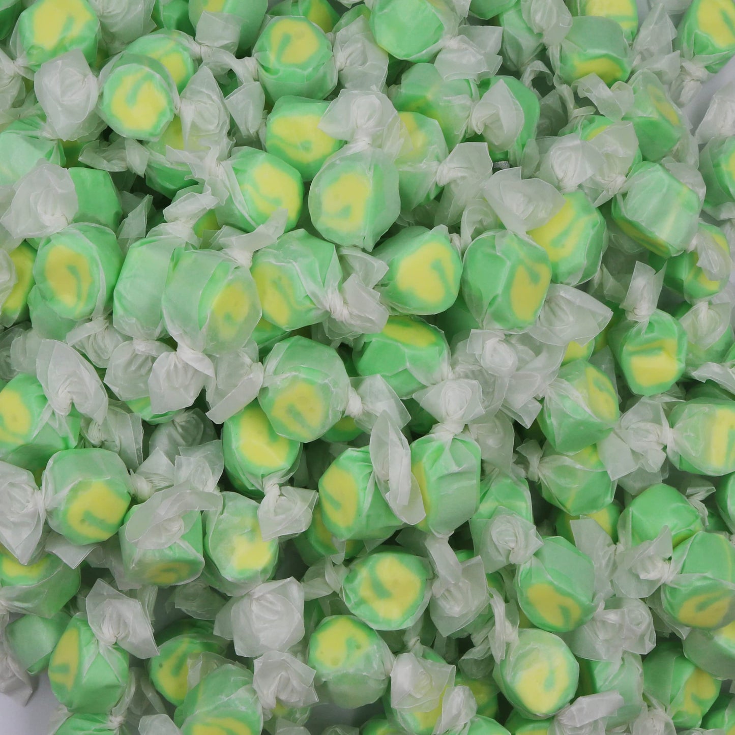 Gourmet Soft And Chewy Salt Water Taffy Candies - Individually Wrapped - Bulk Bags (Key Lime, 2 Pound (Pack Of 1))