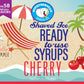 Hypothermias Cherry Ready To Use Gallon (128 Fl. Oz) Hawaiian Snow Cone Flavors Syrup - Shaved Ice, 100% Pure Cane Sugar