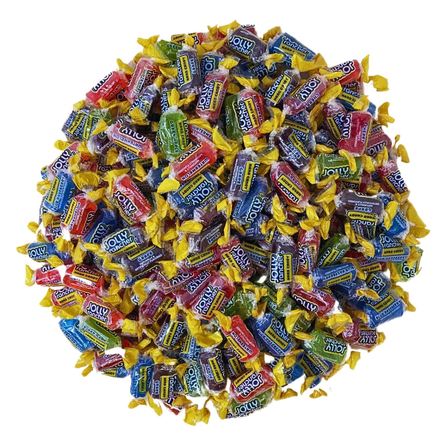 Jolly Ranchers Hard Candy Assortment 3lbs- All 5 Original Flavors Cherry, Blue Raspberry, Green Apple, Watermelon And Grape Indi