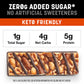 KIND ZERO Added Sugar Bars  Keto Snack  Peanut Butter Dark Chocolate  Good Source of Fiber  Gluten Free  Low Sugar  5g Protein  30 Count