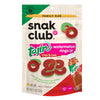 Snak Club Watermelon Rings, Tajin Chili & Lime Seasoned, Sweet and Spicy Gummy Candy, Mild in Heat Bold in Flavor, Low-Fat, Vega