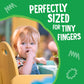 Earths Best Organic Melty Hoops, Bite-Sized Snacks For Babies 8 Months And Up, Spring Veggie, 0.32 Ounce Individual Bags (Pack Of 4)