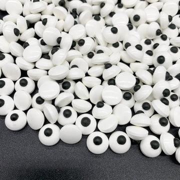 Weraru Small Candy Eyeballs Eye Ball Sweets Cake Cupcake Toppers Cookie Dessert Sprinkles Decorations Birthday Party Supplies 4.