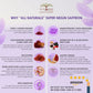 All Naturals Super Negin Saffron 1G Aaa+ Grade | Souvenir Glass Bottle With Cork | Long Strand, Lasting Taste & Aroma | Natural