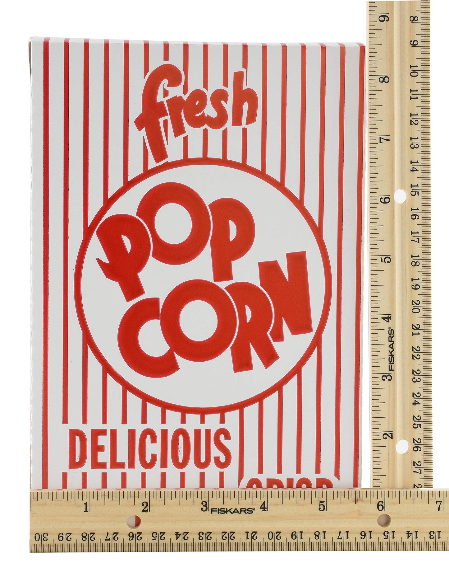 Snappy Popcorn 3.5-E Red and White Close Top Popcorn Boxes, 1.8 Oz, 500 Count