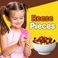 Partypom Reeses Pieces Caramel Peanut Butter Candy, 2 Lbs, Crunchy Shell, Fall Colors for Baking and Desserts